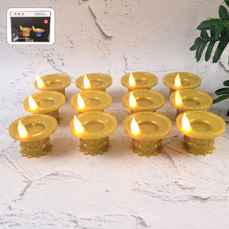 DivineGlow™ LED Water Sensor Diyas 2.0