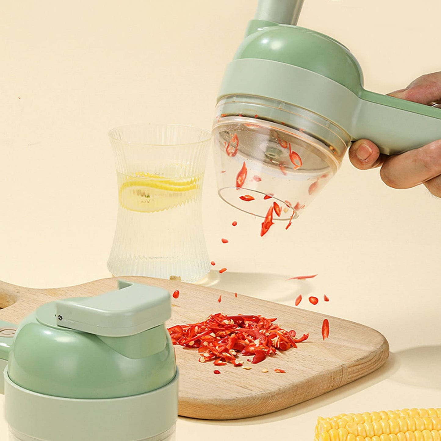 SwiftChop™ Electric Vegetable Cutter