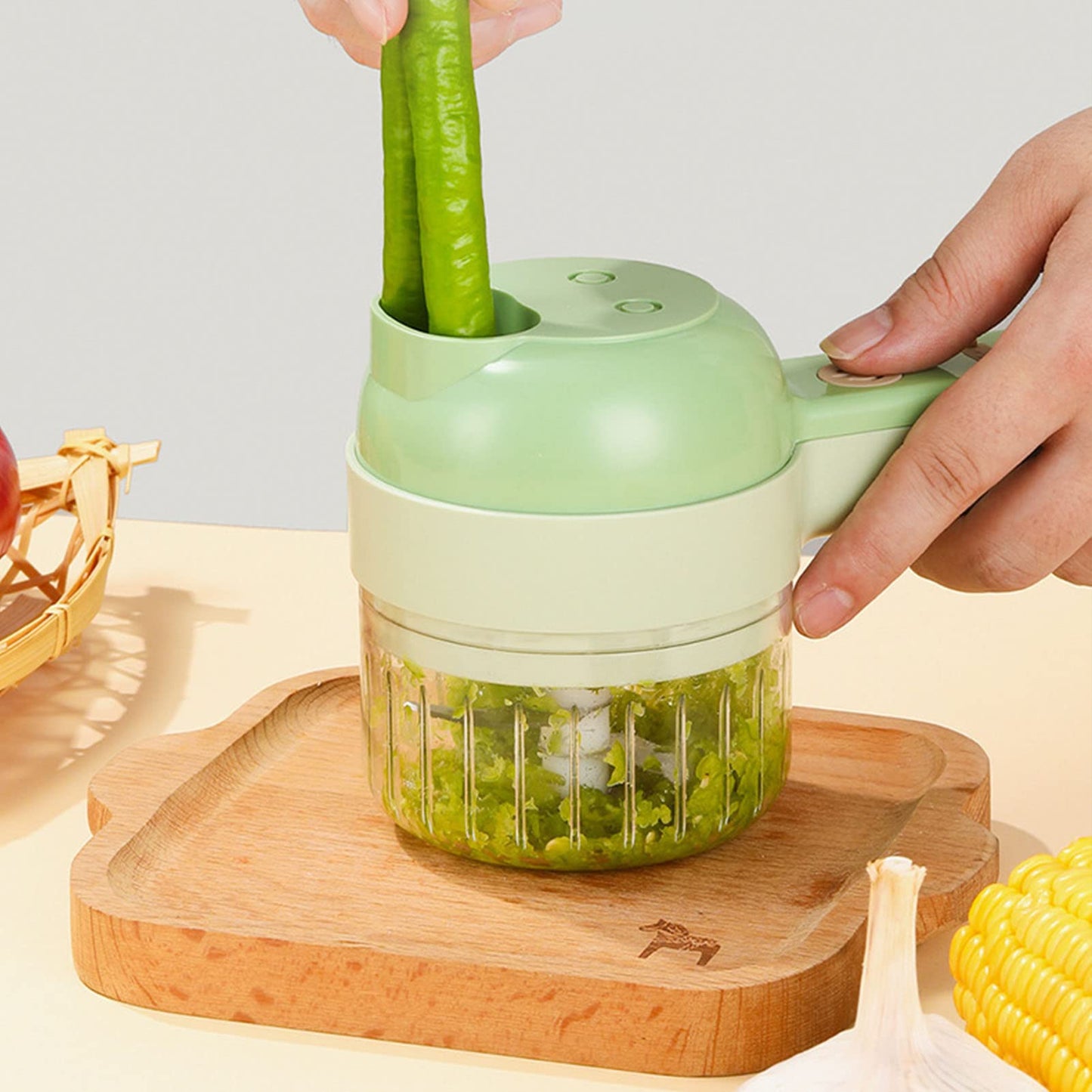 SwiftChop™ Electric Vegetable Cutter