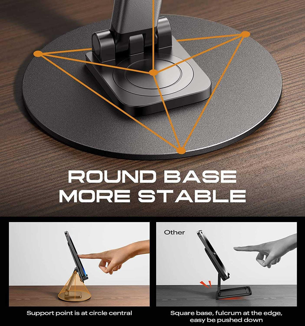 Flexora™ 360° Rotating Aluminum Mobile Stand