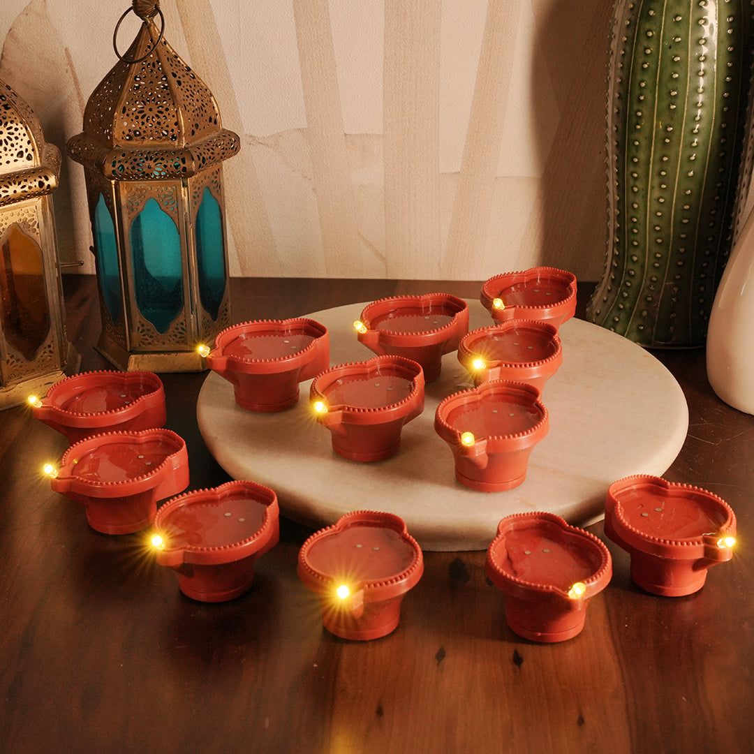 DivineGlow™ LED Water Sensor Diyas