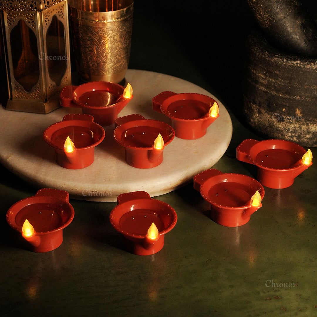 DivineGlow™ LED Water Sensor Diyas