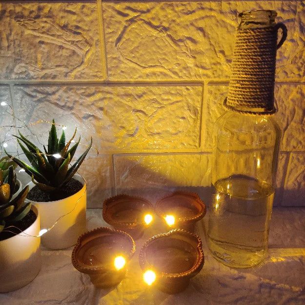 DivineGlow™ LED Water Sensor Diyas