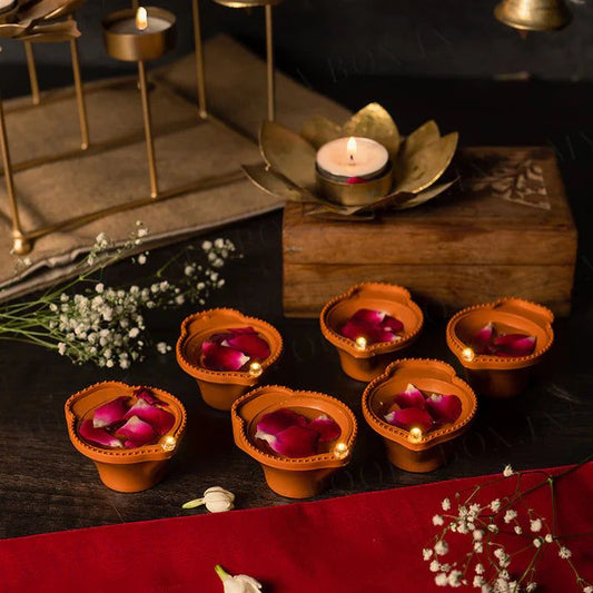 DivineGlow™ LED Water Sensor Diyas