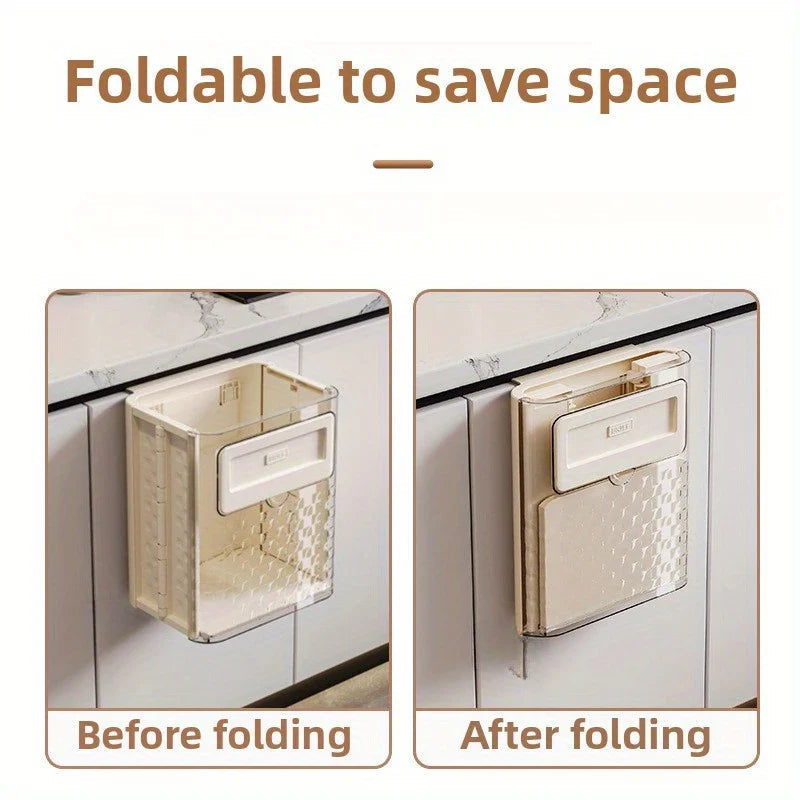 FlexiBin™ Foldable Wall Mounted Trash Can