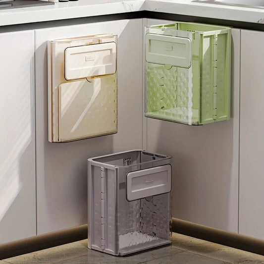 FlexiBin™ Foldable Wall Mounted Trash Can