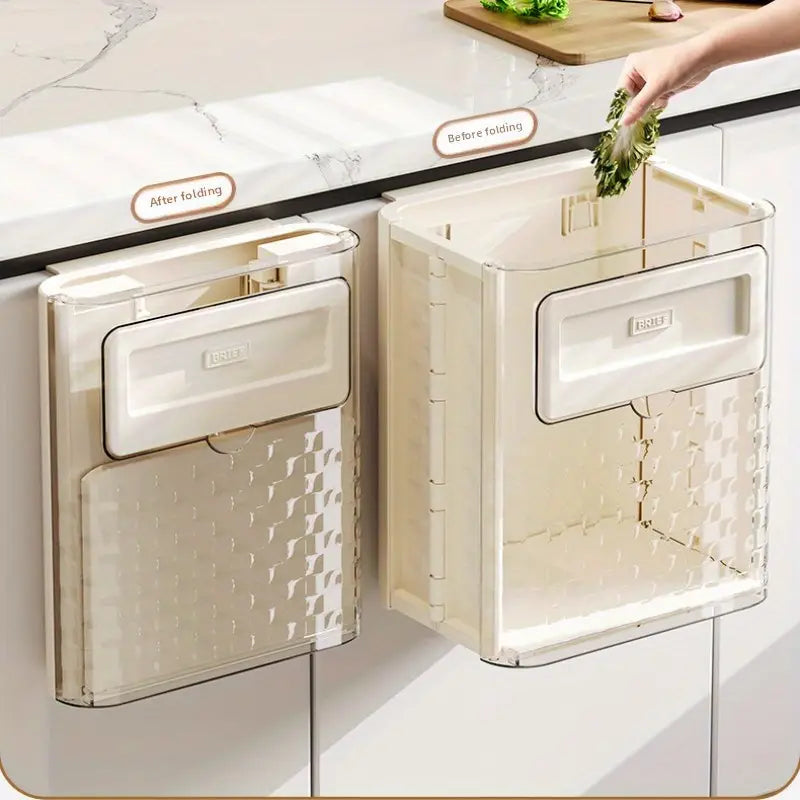 FlexiBin™ Foldable Wall Mounted Trash Can