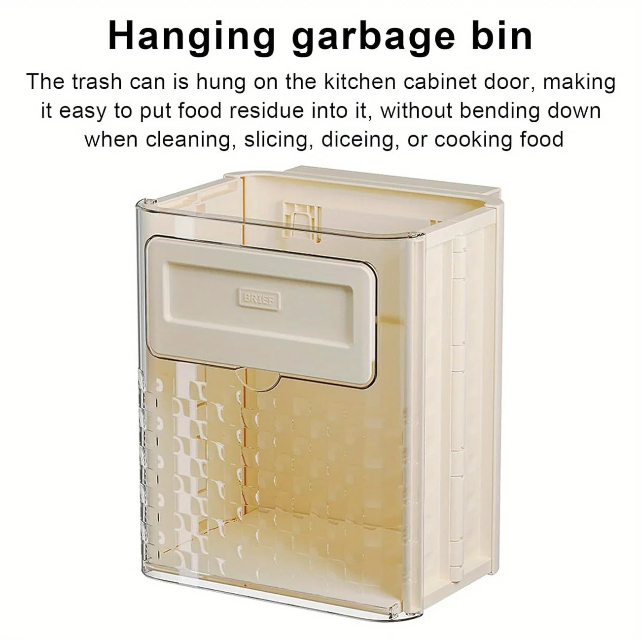 FlexiBin™ Foldable Wall Mounted Trash Can