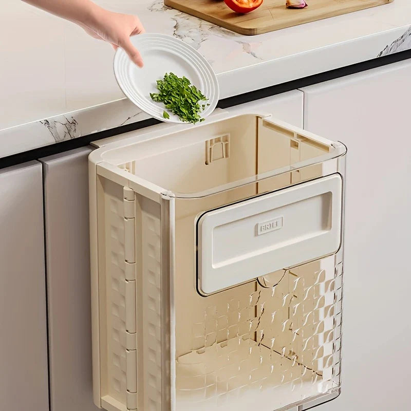 FlexiBin™ Foldable Wall Mounted Trash Can